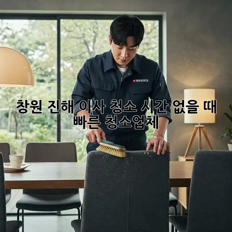 창원 진해 이사 청소, 시간 없을 때? 빠른 청소업체!