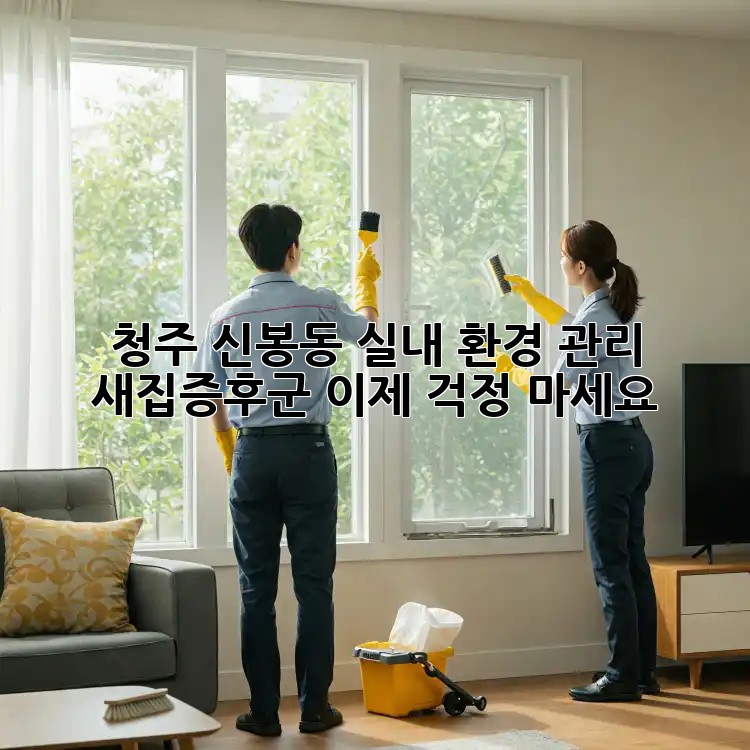 청주 신봉동🏡 실내 환경 관리: 새집증후군, 이제 걱정 마세요! 💨