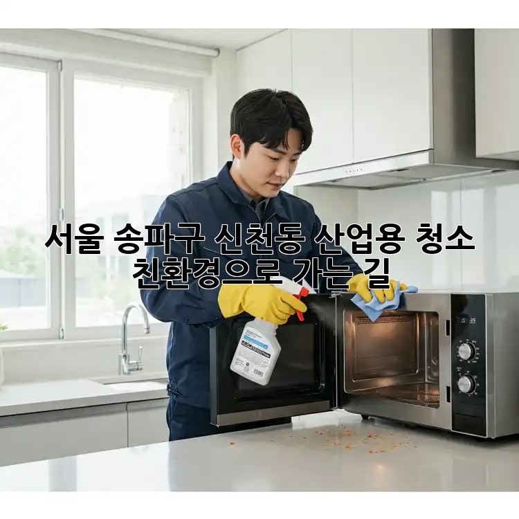 서울 송파구 신천동 산업용 청소: 친환경으로 가는 길