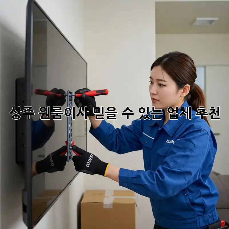 상주 원룸이사, 믿을 수 있는 업체 추천!
