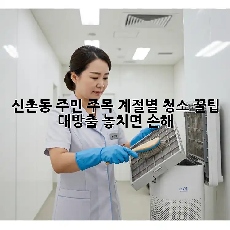🏡✨ 신촌동 주민 주목! 계절별 청소 꿀팁 대방출! 놓치면 손해 😉